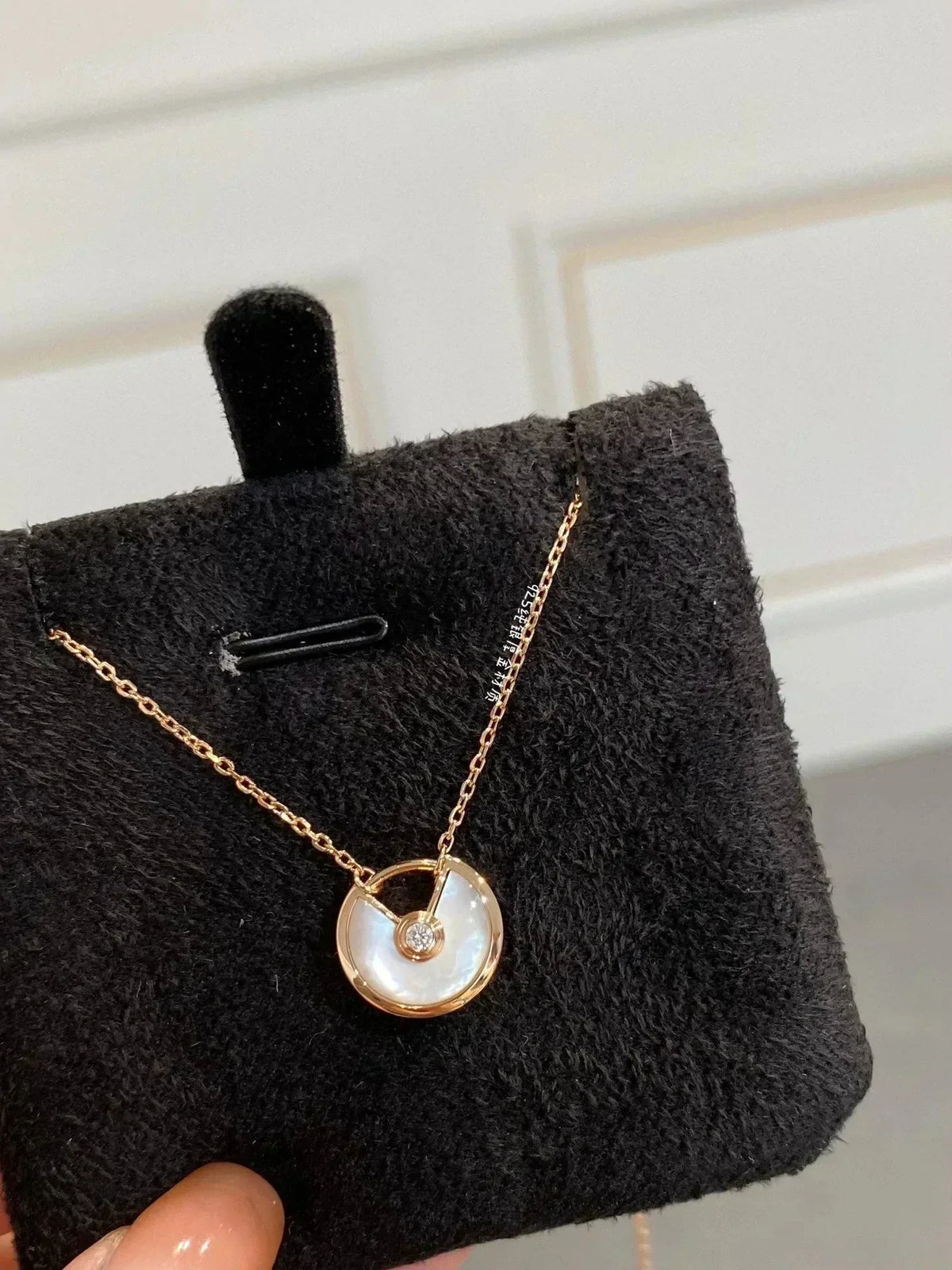 [Triumph Jewelry]AMULETTE ROSE GOLD MOP NECKLACE