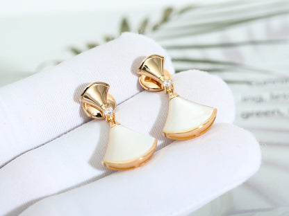 [Triumph Jewelry]DREAM MOP PINK GOLD EARRINGS
