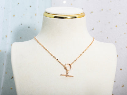 [Triumph Jewelry]ECHAPPEE NECKLACE PINK GOLD