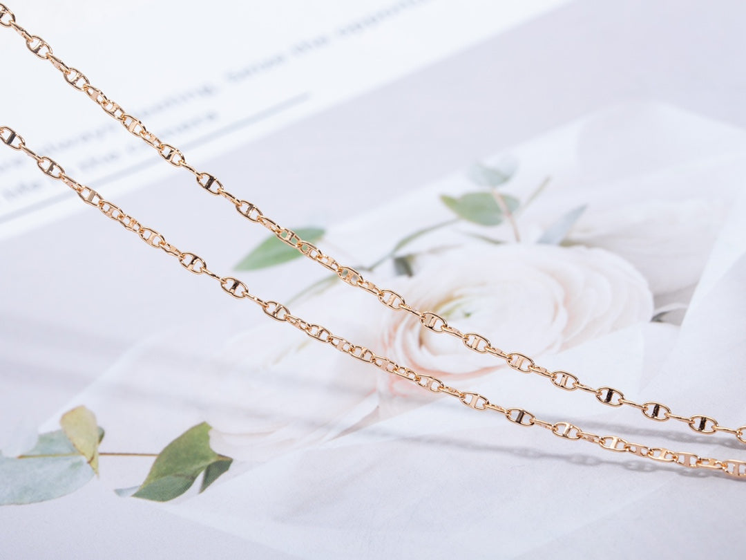 [Triumph Jewelry]ECHAPPEE NECKLACE PINK GOLD