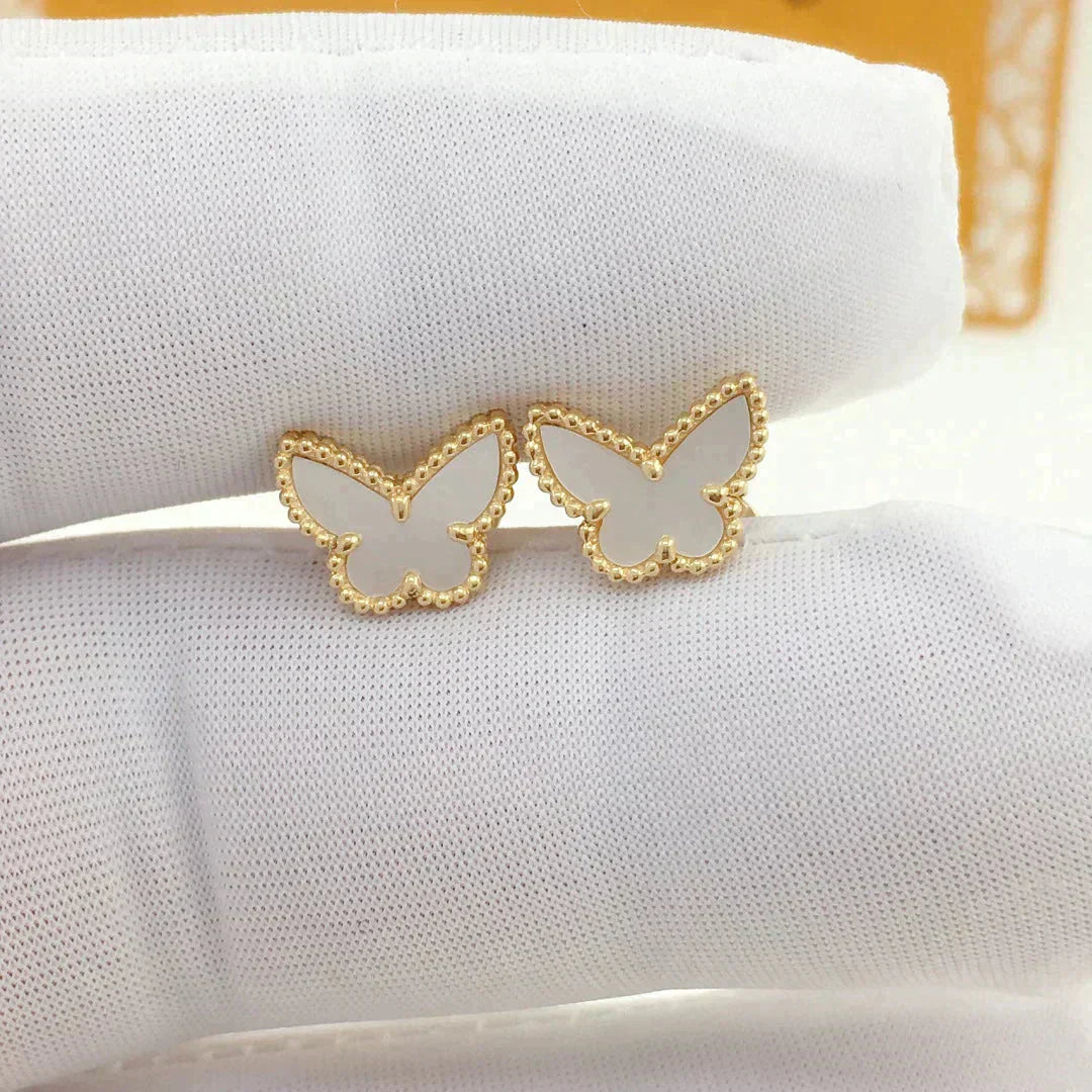 [Triumph Jewelry]SWEET BUTTERFLY MOP EARSTUDS