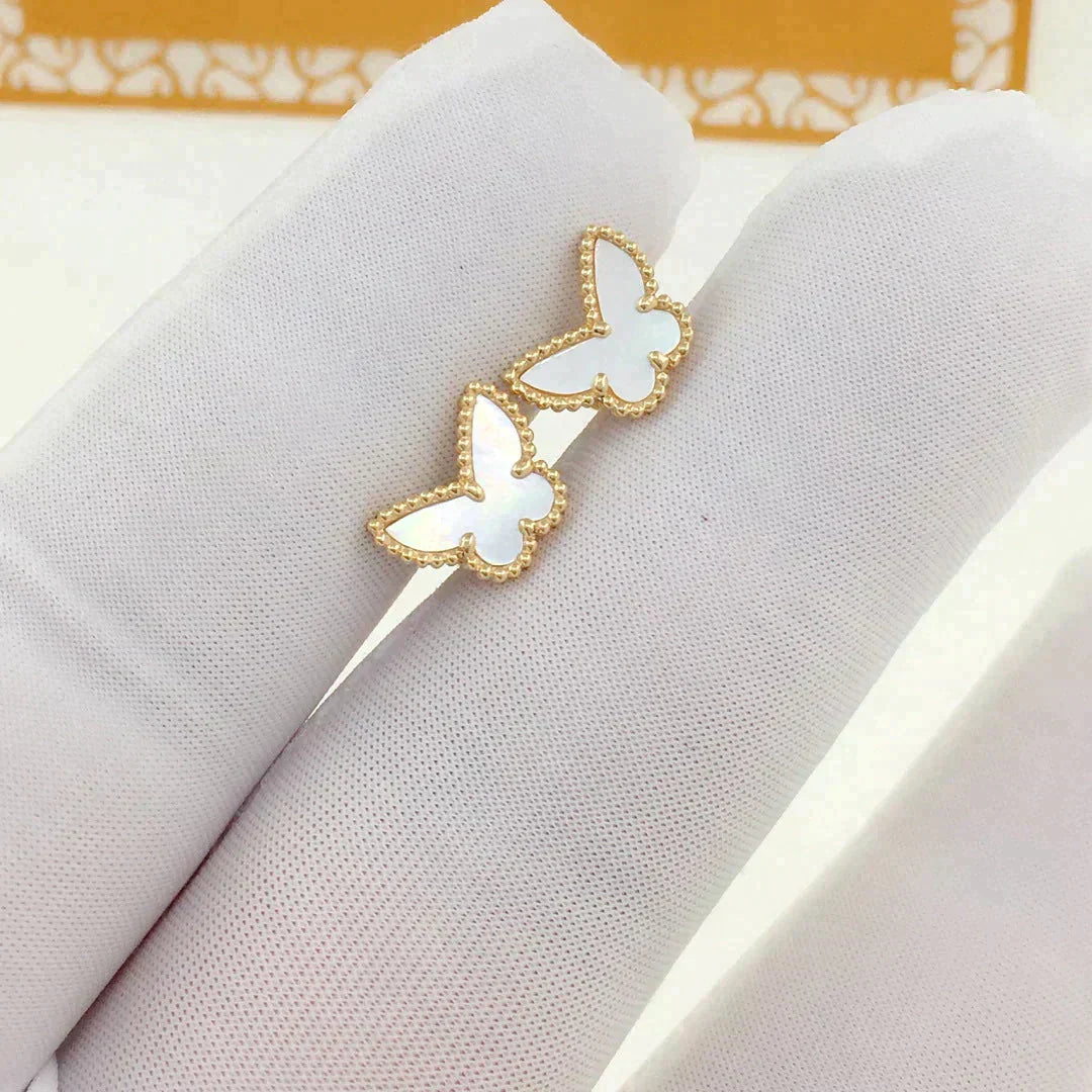 [Triumph Jewelry]SWEET BUTTERFLY MOP EARSTUDS