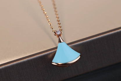 [Triumph Jewelry]DREAM NECKLACE TURQUOISE PINK GOLD