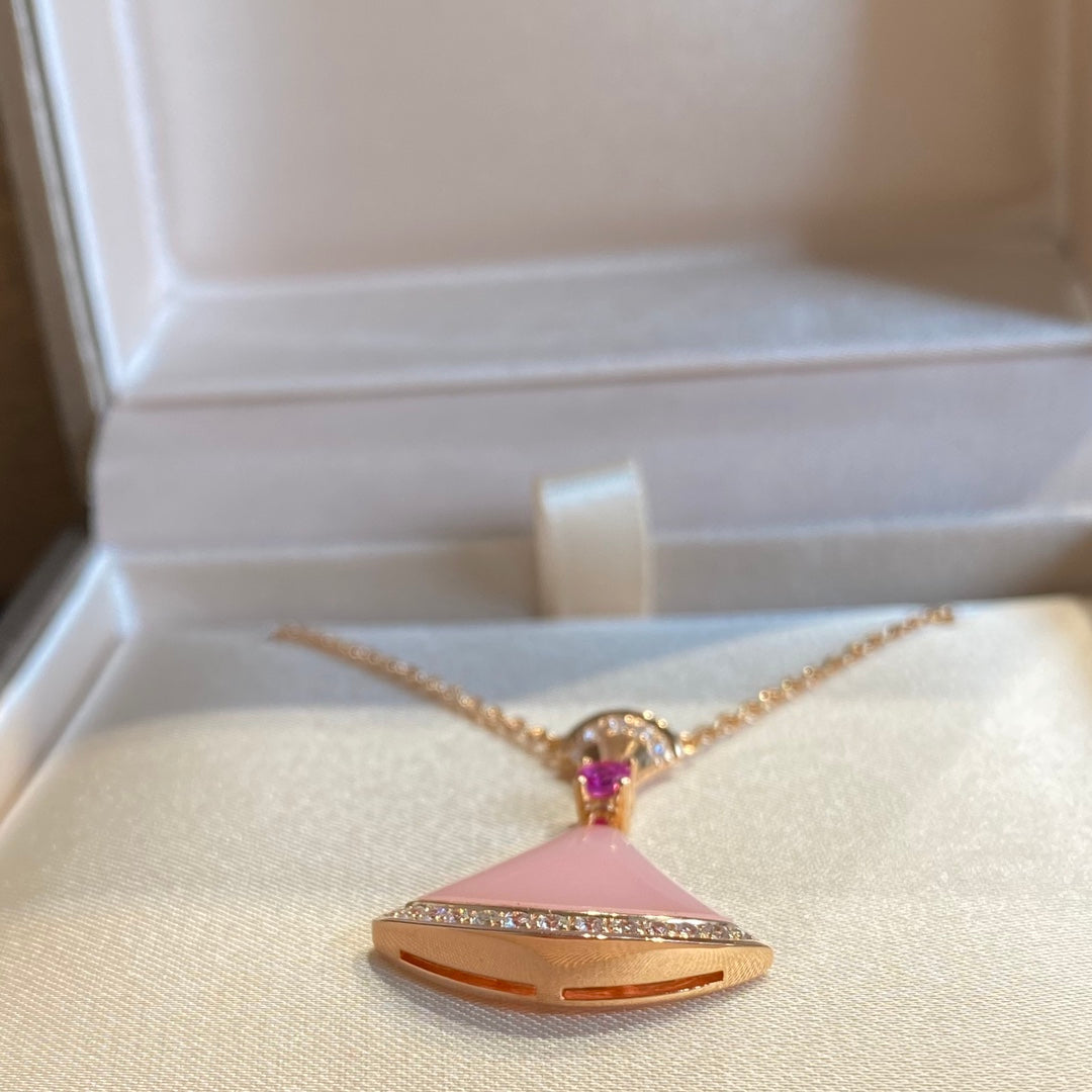 [Triumph Jewelry]DREAM NECKLACE PINK OPAL