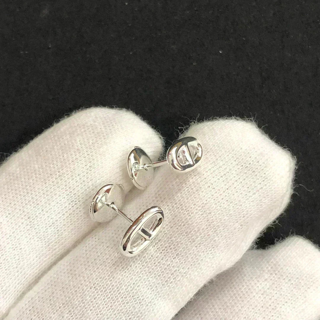 [Triumph Jewelry]CHAINE SMALL EARRINGS GOLD AND SILVER