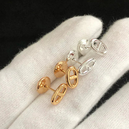 [Triumph Jewelry]CHAINE SMALL EARRINGS GOLD AND SILVER