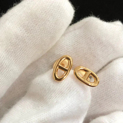 [Triumph Jewelry]CHAINE SMALL EARRINGS GOLD AND SILVER