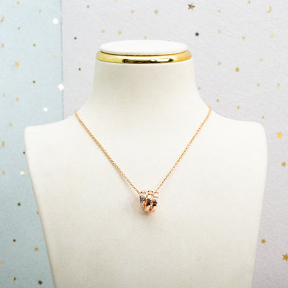 [Triumph Jewelry]SERPENTI PINK GOLD NECKLACE DIAMOND