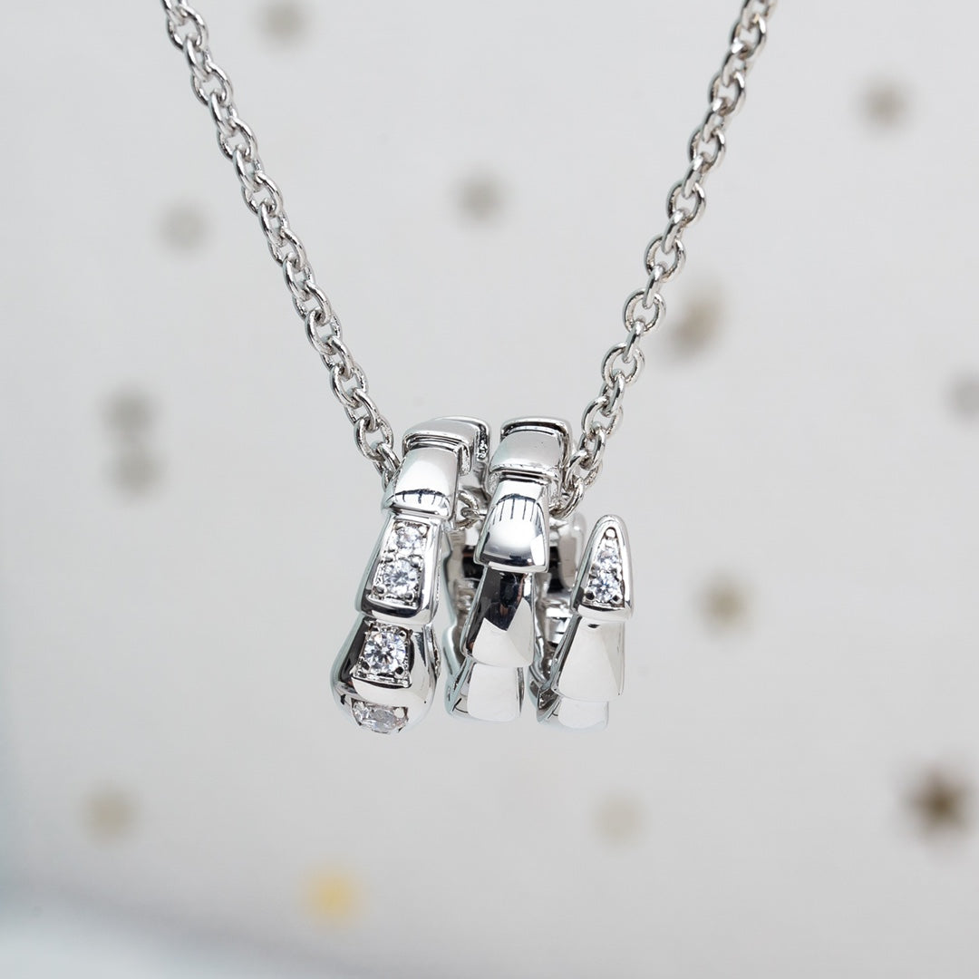 [Triumph Jewelry]SERPENTI SILVER NECKLACE DIAMOND