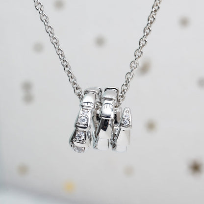 [Triumph Jewelry]SERPENTI SILVER NECKLACE DIAMOND