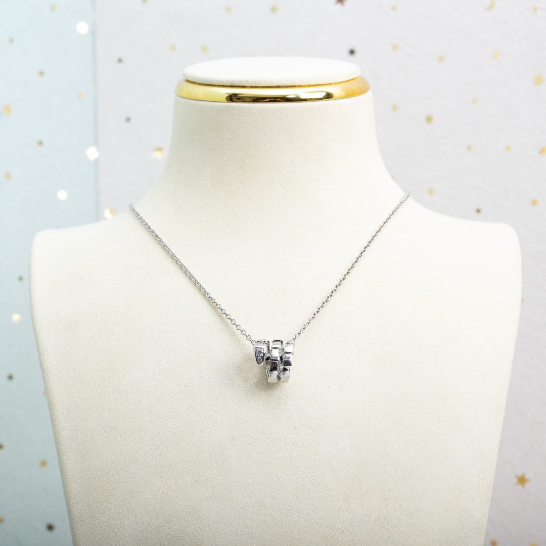 [Triumph Jewelry]SERPENTI SILVER NECKLACE DIAMOND