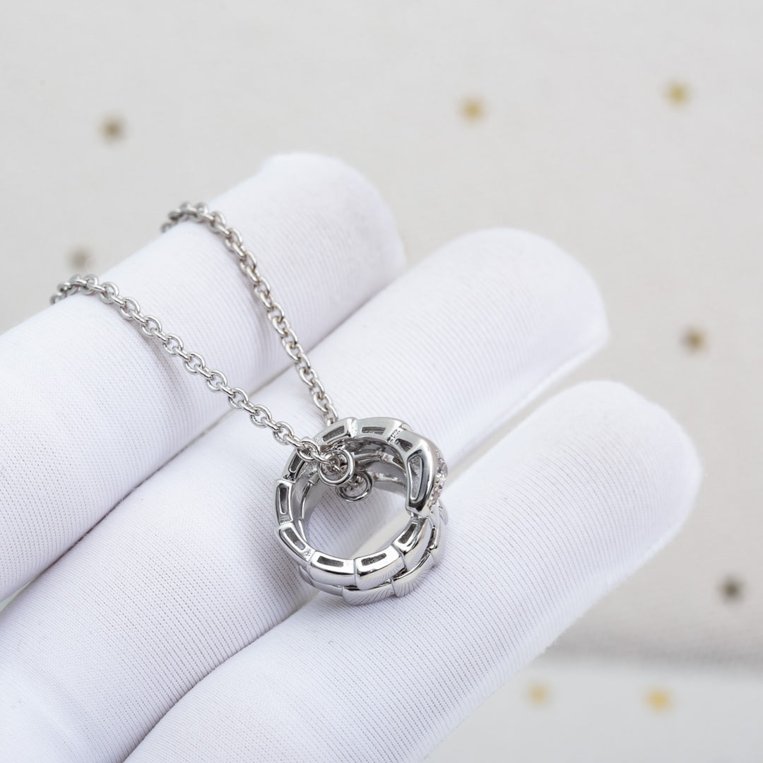 [Triumph Jewelry]SERPENTI SILVER NECKLACE DIAMOND