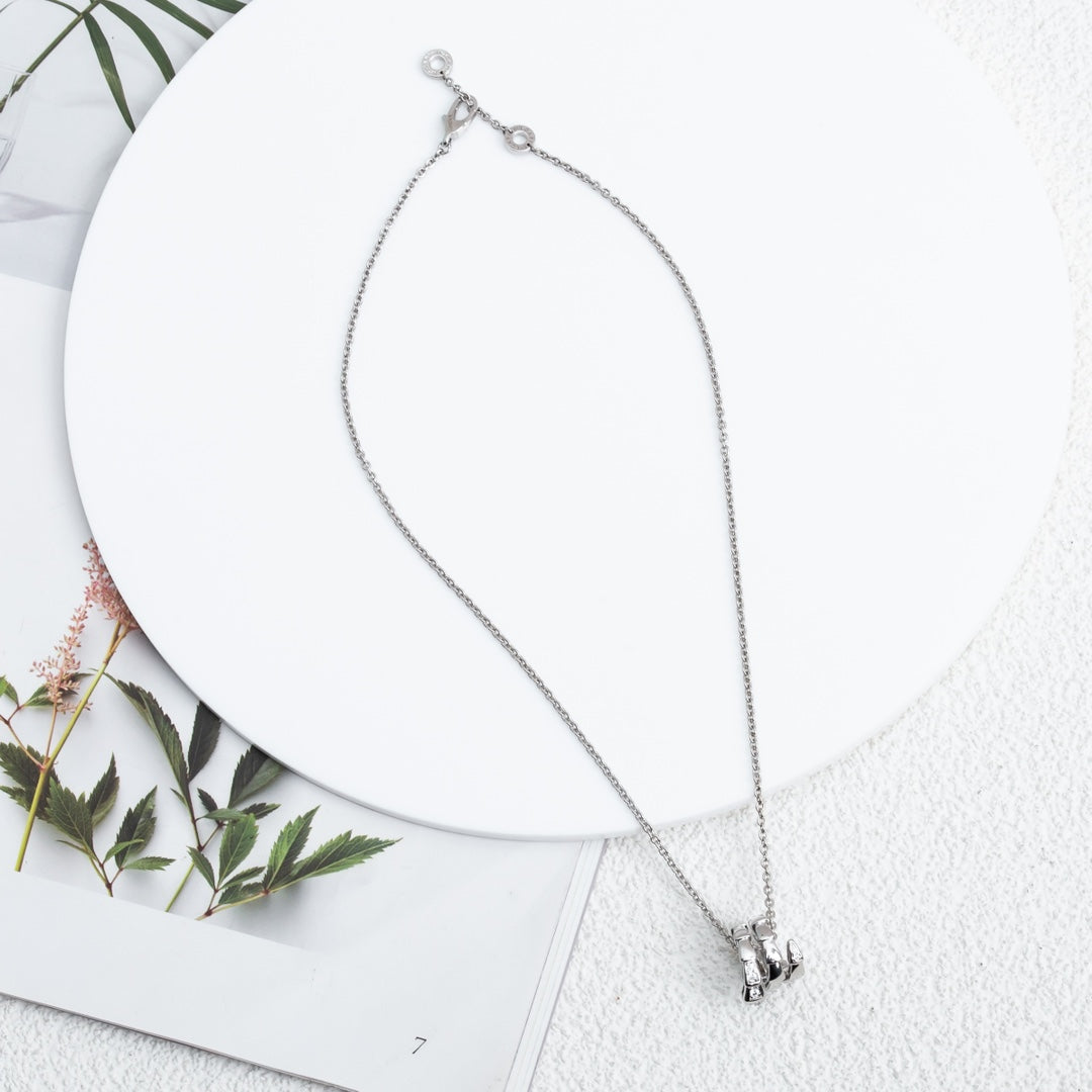 [Triumph Jewelry]SERPENTI SILVER NECKLACE DIAMOND