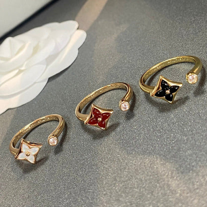 [Triumph Jewelry]STAR 1 DIAMOND OPEN RING