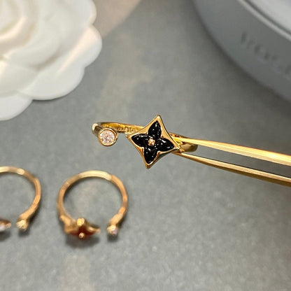 [Triumph Jewelry]STAR 1 DIAMOND OPEN RING