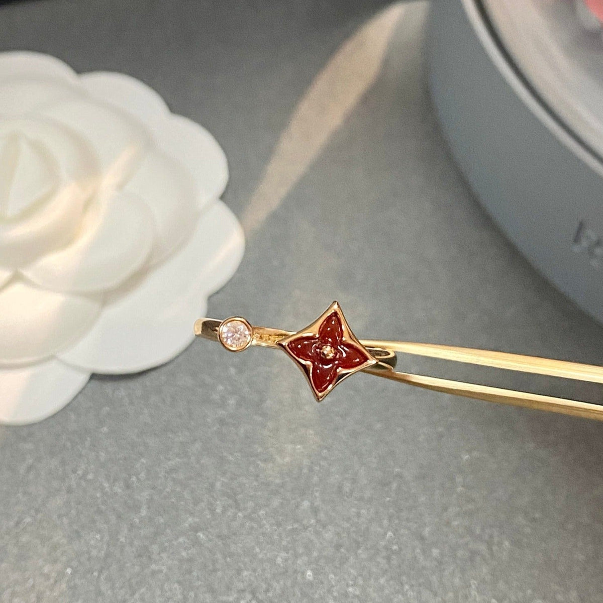 [Triumph Jewelry]STAR 1 DIAMOND OPEN RING