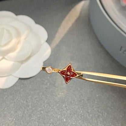 [Triumph Jewelry]STAR 1 DIAMOND OPEN RING