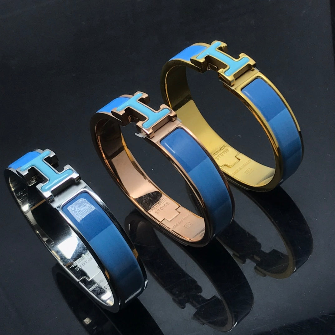 [Triumph Jewelry]H BRACELET BLUE RAINBOW CERAMIC