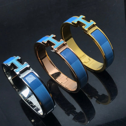 [Triumph Jewelry]H BRACELET BLUE RAINBOW CERAMIC