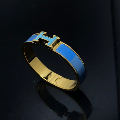 [Triumph Jewelry]H BRACELET BLUE RAINBOW CERAMIC