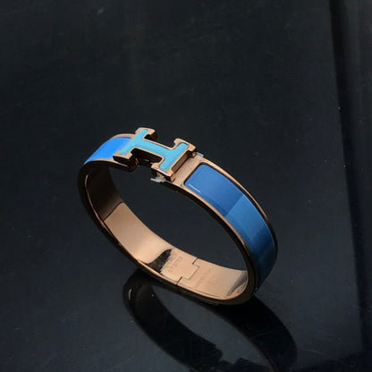 [Triumph Jewelry]H BRACELET BLUE RAINBOW CERAMIC
