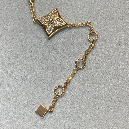[Triumph Jewelry]STAR AND SUN 4 MOTIFS GOLD DIAMONDS BRACELET