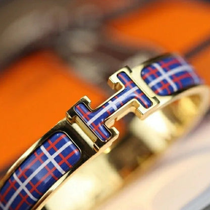 [Triumph Jewelry]H TARTAN BRACELET 12MM