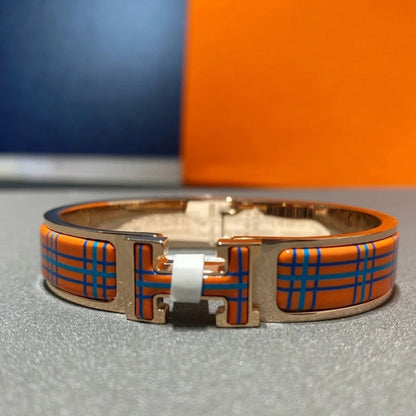 [Triumph Jewelry]H TARTAN BRACELET 12MM