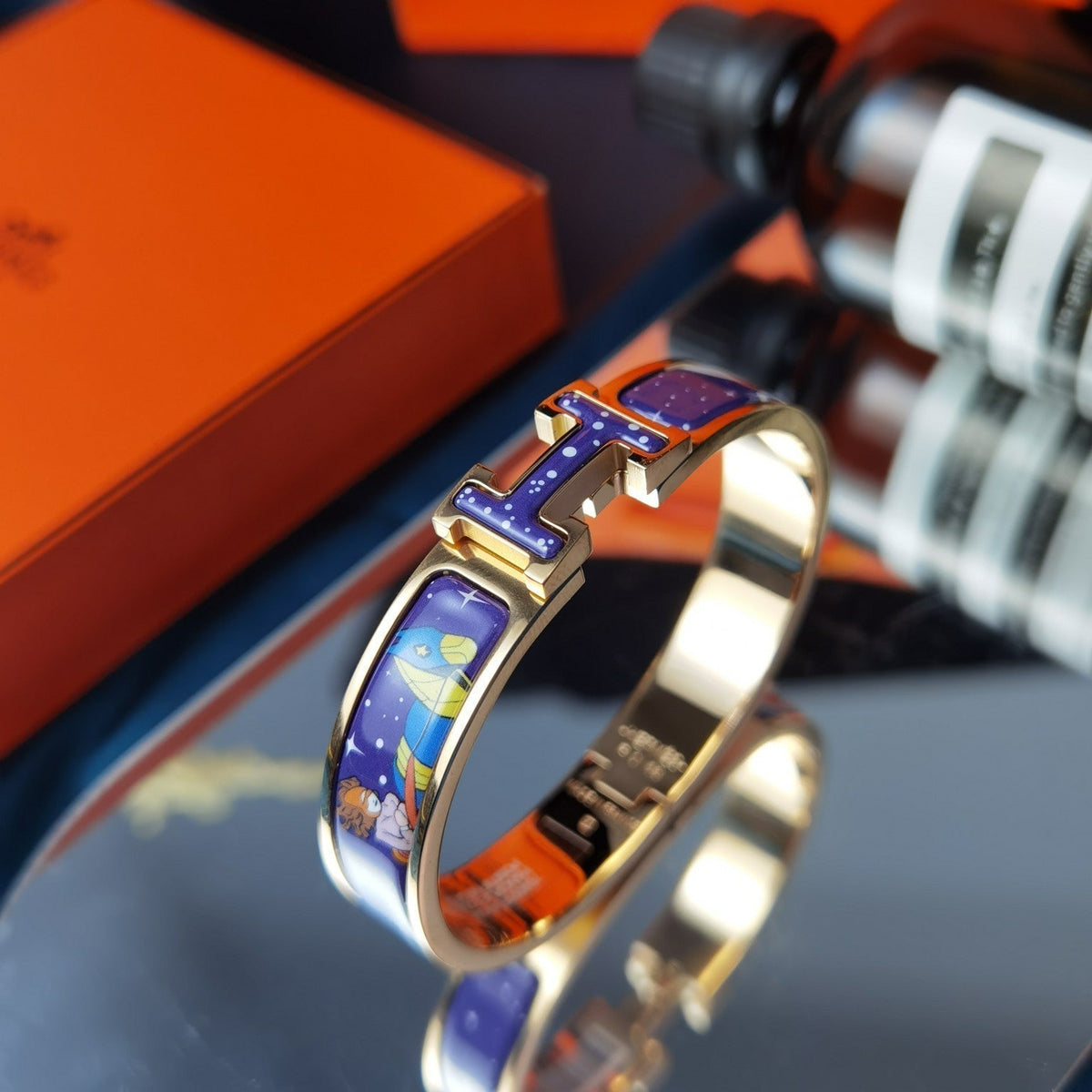 [Triumph Jewelry]H STAR AND MOON BRACELET 12MM