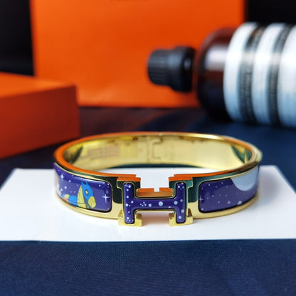 [Triumph Jewelry]H STAR AND MOON BRACELET 12MM