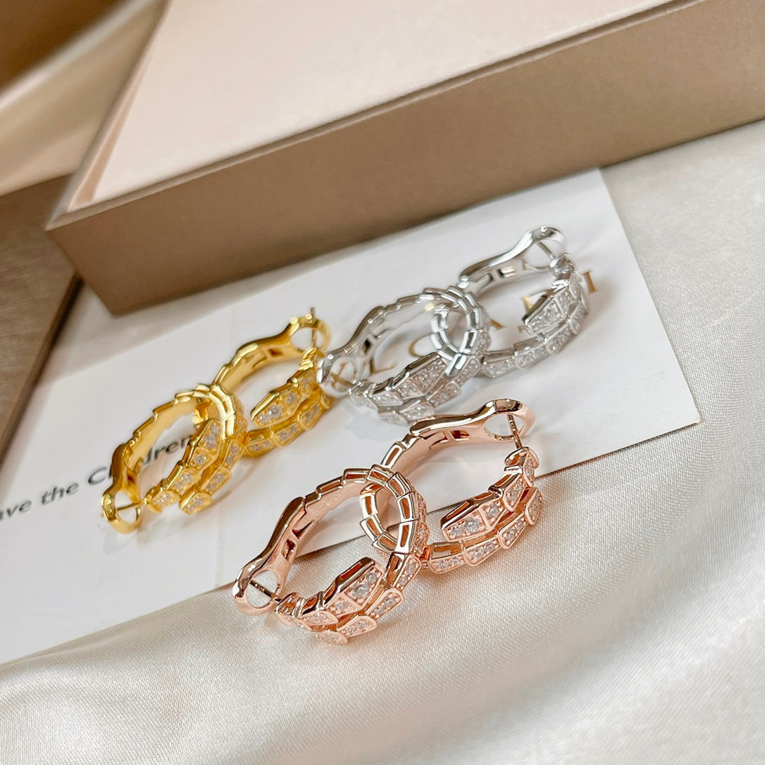 [Triumph Jewelry]SERPENTI EARRINGS DIAMOND