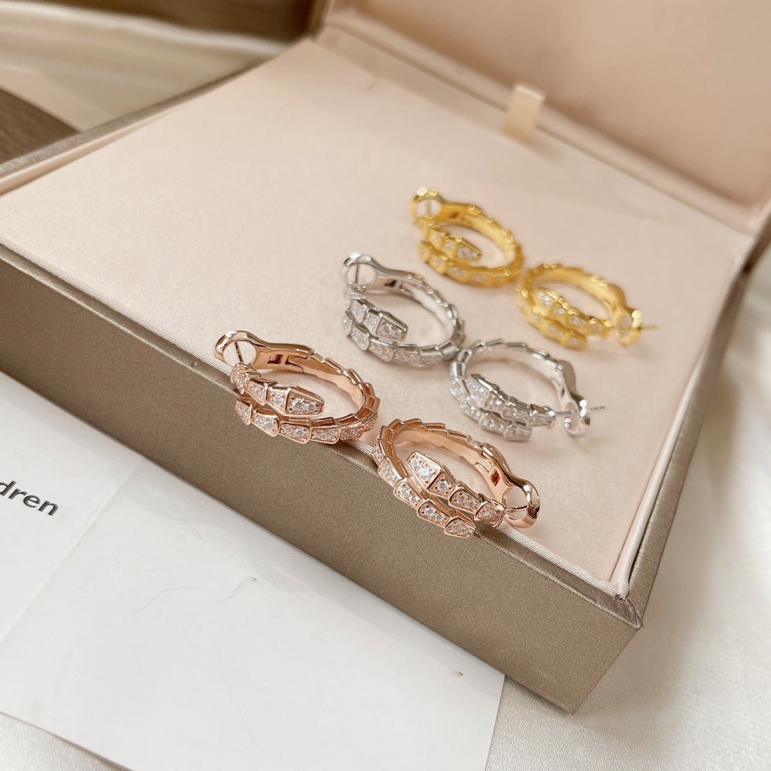 [Triumph Jewelry]SERPENTI EARRINGS DIAMOND