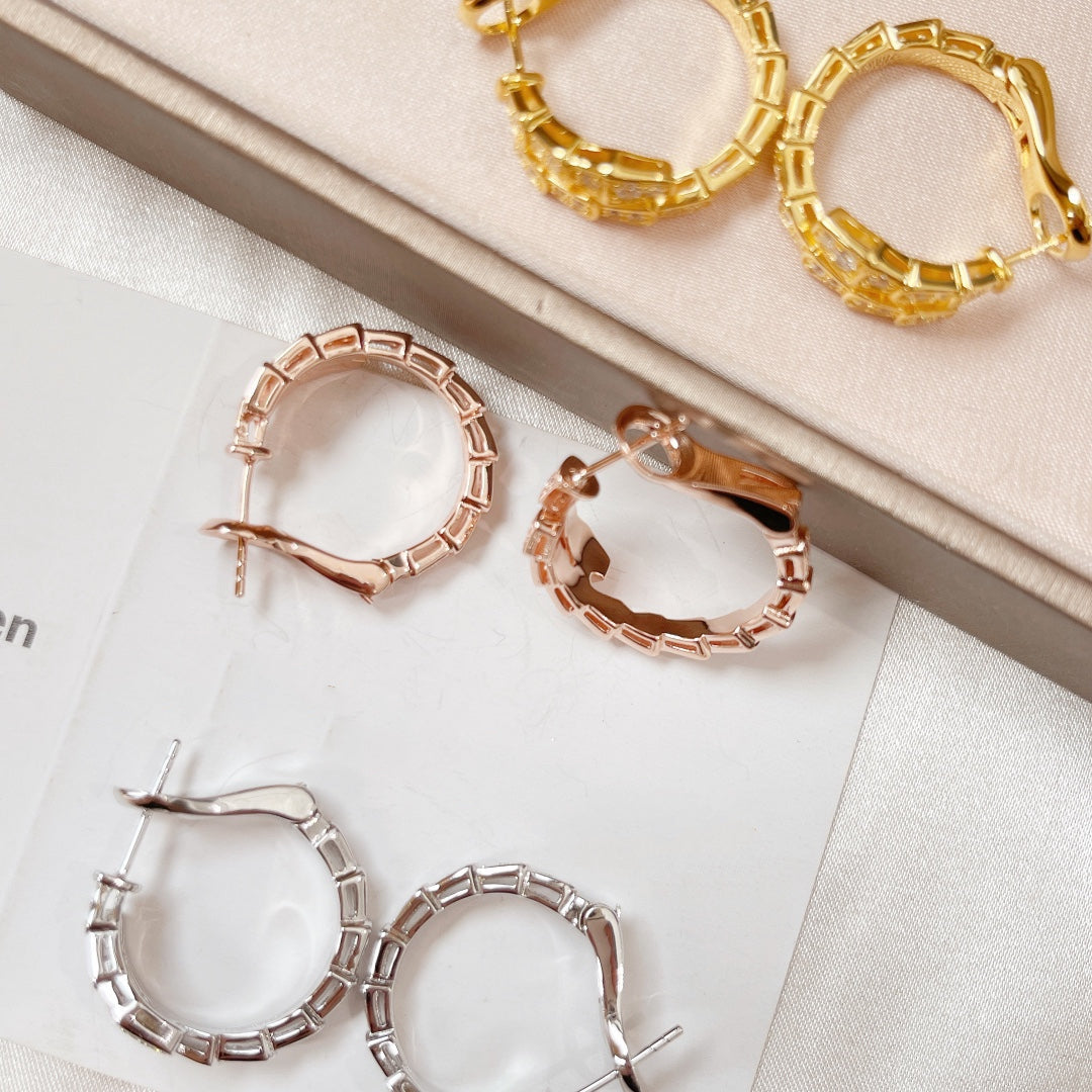 [Triumph Jewelry]SERPENTI EARRINGS DIAMOND