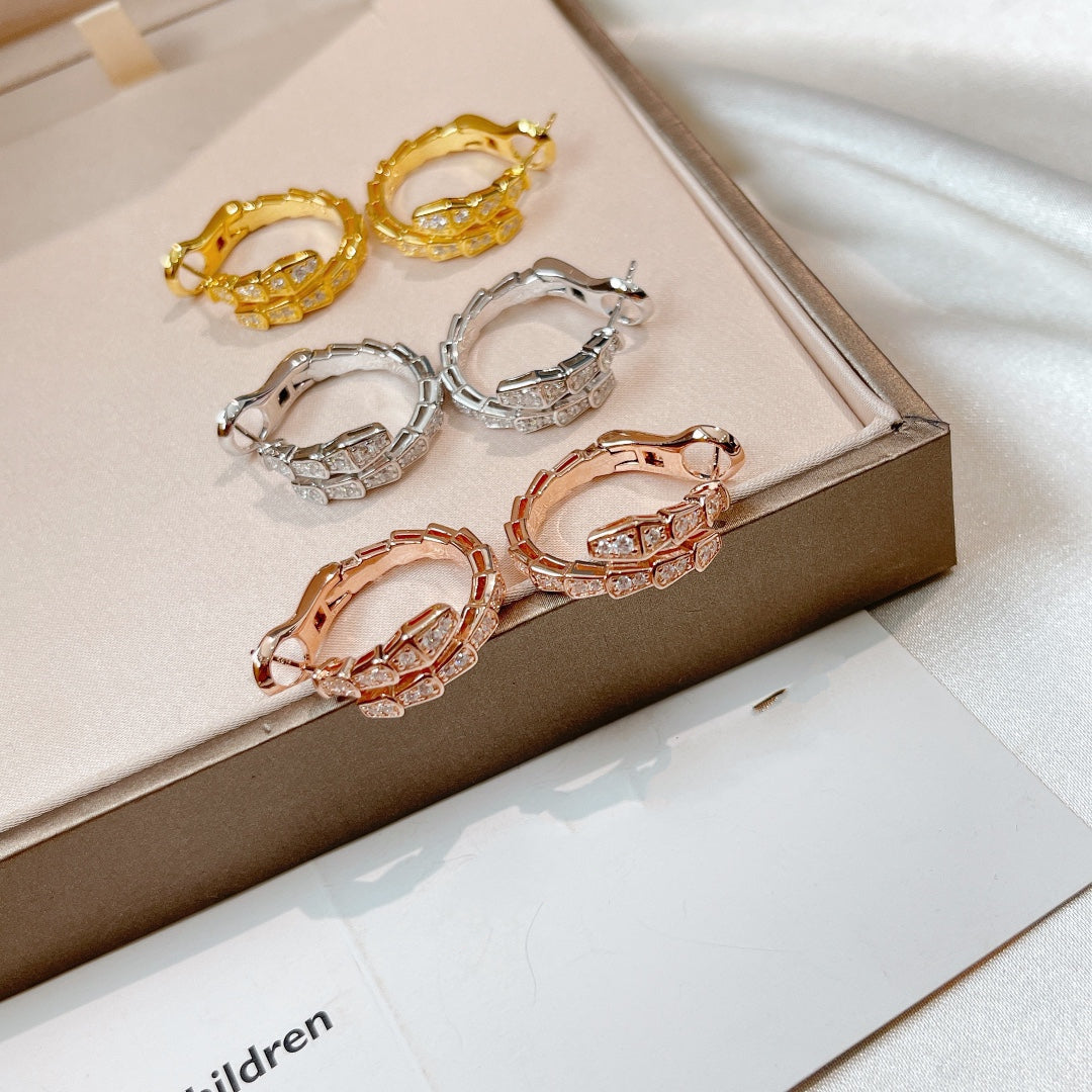 [Triumph Jewelry]SERPENTI EARRINGS DIAMOND