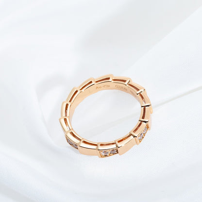 [Triumph Jewelry]SERPENTI RING PINK GOLD  3MM