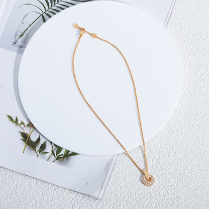 [Triumph Jewelry]GARI NECKLACE PINK GOLD DIAMOND