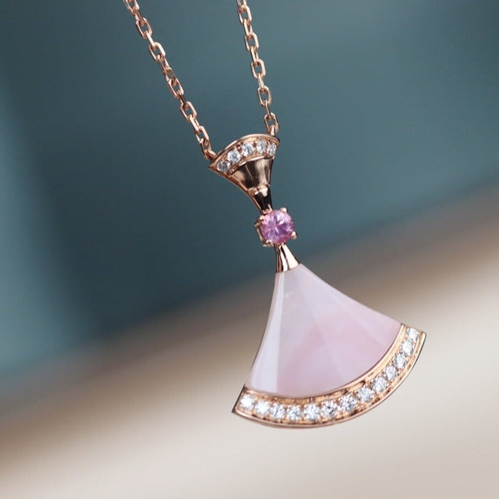[Triumph Jewelry]DREAM NECKLACE PINK MOP DIAMOND