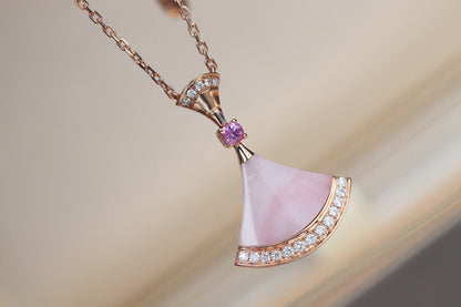 [Triumph Jewelry]DREAM NECKLACE PINK MOP DIAMOND