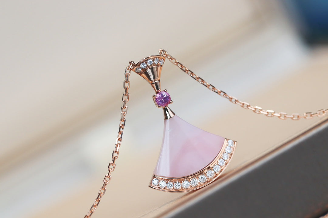 [Triumph Jewelry]DREAM NECKLACE PINK MOP DIAMOND