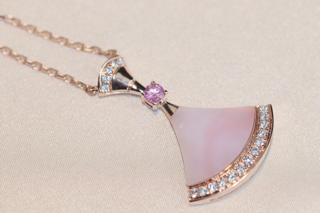 [Triumph Jewelry]DREAM NECKLACE PINK MOP DIAMOND