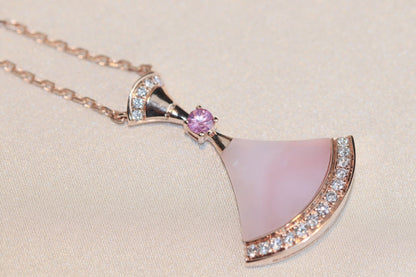 [Triumph Jewelry]DREAM NECKLACE PINK MOP DIAMOND