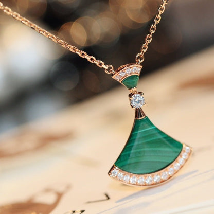 [Triumph Jewelry]DREAM NECKLACE MALACHITE DIAMOND