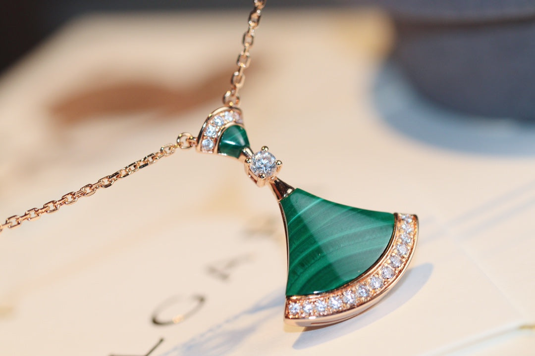 [Triumph Jewelry]DREAM NECKLACE MALACHITE DIAMOND