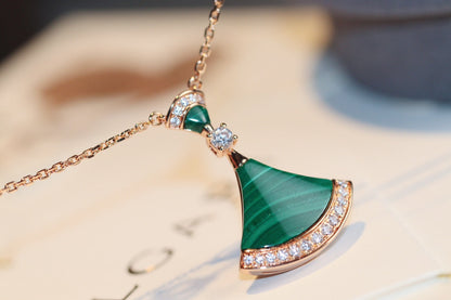 [Triumph Jewelry]DREAM NECKLACE MALACHITE DIAMOND