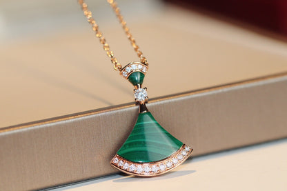 [Triumph Jewelry]DREAM NECKLACE MALACHITE DIAMOND