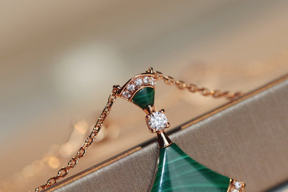 [Triumph Jewelry]DREAM NECKLACE MALACHITE DIAMOND