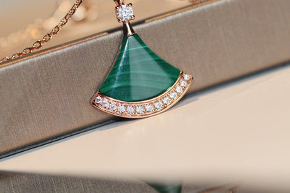 [Triumph Jewelry]DREAM NECKLACE MALACHITE DIAMOND