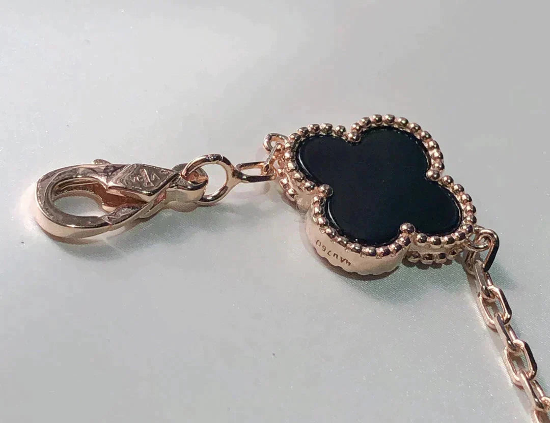 [Triumph Jewelry]CLOVER 5 MOTIFS MULTICOLOR BRACELET