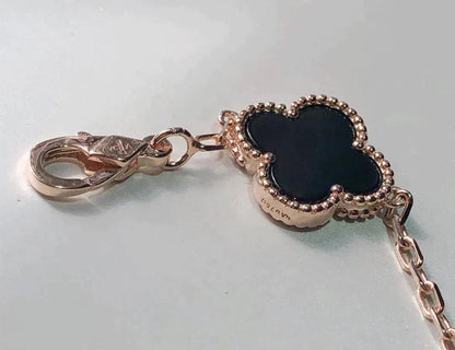 [Triumph Jewelry]CLOVER 5 MOTIFS MULTICOLOR BRACELET