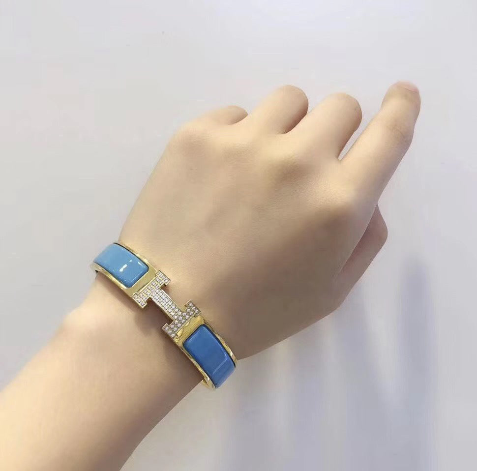 [Triumph Jewelry]H CLOUD BLUE BRACELET GOLD DIAMOND